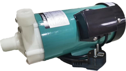 Насос центробежный с магнитным приводом, для перекачивания химически агрессивных жидкостей, бренд "Vodotok" модель MP-40RXM (220V)