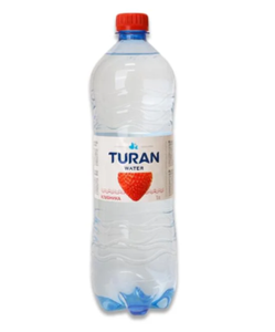 ВОДА TURAN WATER НЕГАЗИРОВАННАЯ КЛУБНИКА 1Л