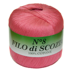 Пряжа Filo Di Scozia №8 50г, 340м, 100%мерсеризованный хлопок (цена за 1 шт)