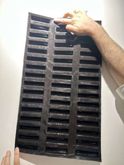 Силиконовая форма перфорированная Полуцилиндры SILFORM Flexipan, DeMarle Франция