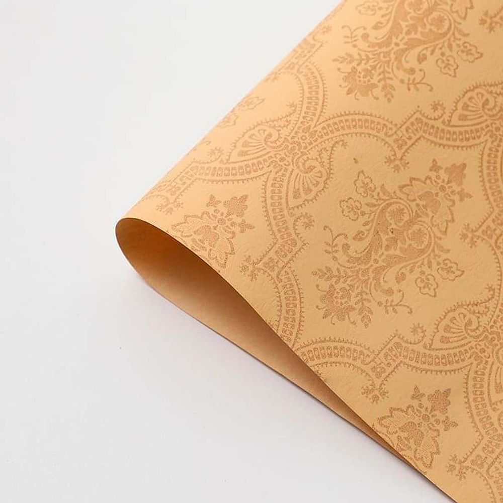 Пленка перламутр ОРНАМЕНТ 58см*10м ПЕСОЧНЫЙ