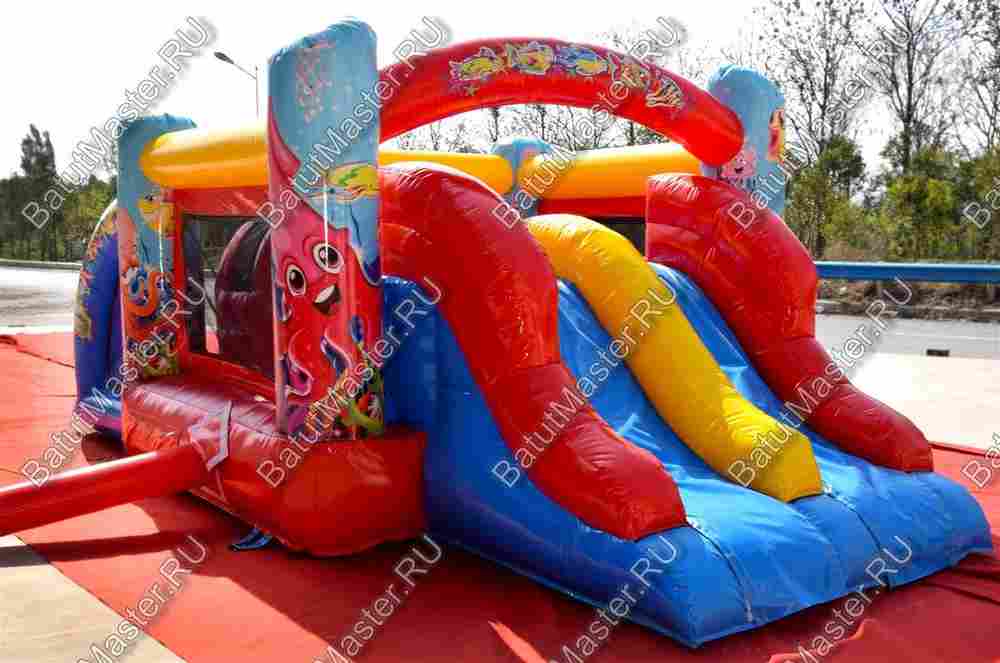 Коммерческий батут "Морской дрифт", 5.5*2.5*2 м