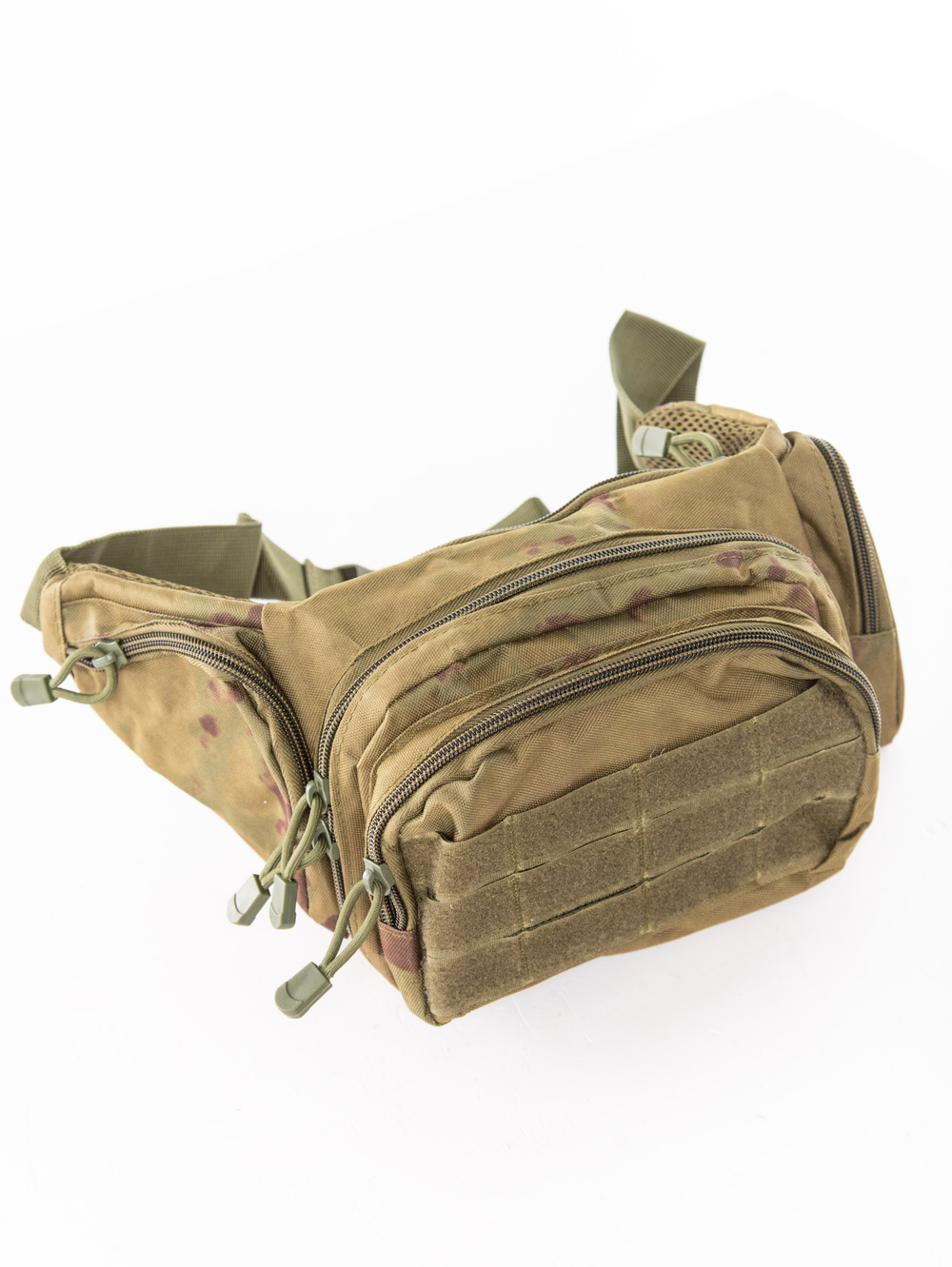 Сумка MOLLE  №723 тактическая на пояс для рыбаков и охотников мох
