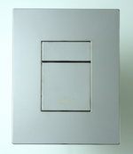 Кнопка ПНЕВМА. для инсталляции с КВАД клав.  ▊ (ХРОМ)  ViEiR  (20/1шт)