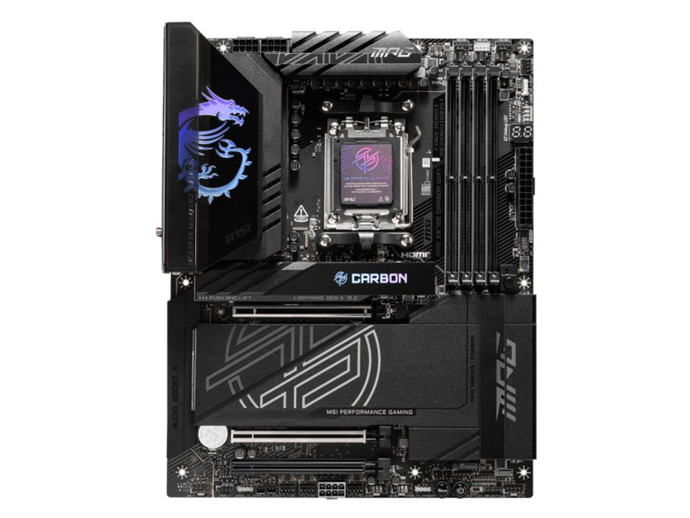 Материнская плата MSI Mpg X870e Carbon Wifi, Socket AM5, AMD X870E, ATX, RTL