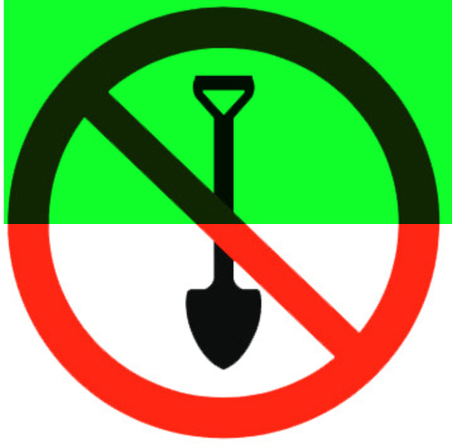 Р44 "Запрещается копать"