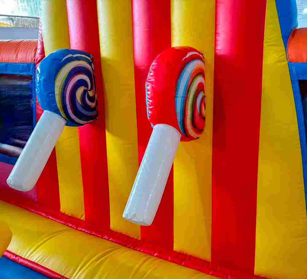 Коммерческий надувной батут «Зайка Степашка 2» 5*5*2,8 м