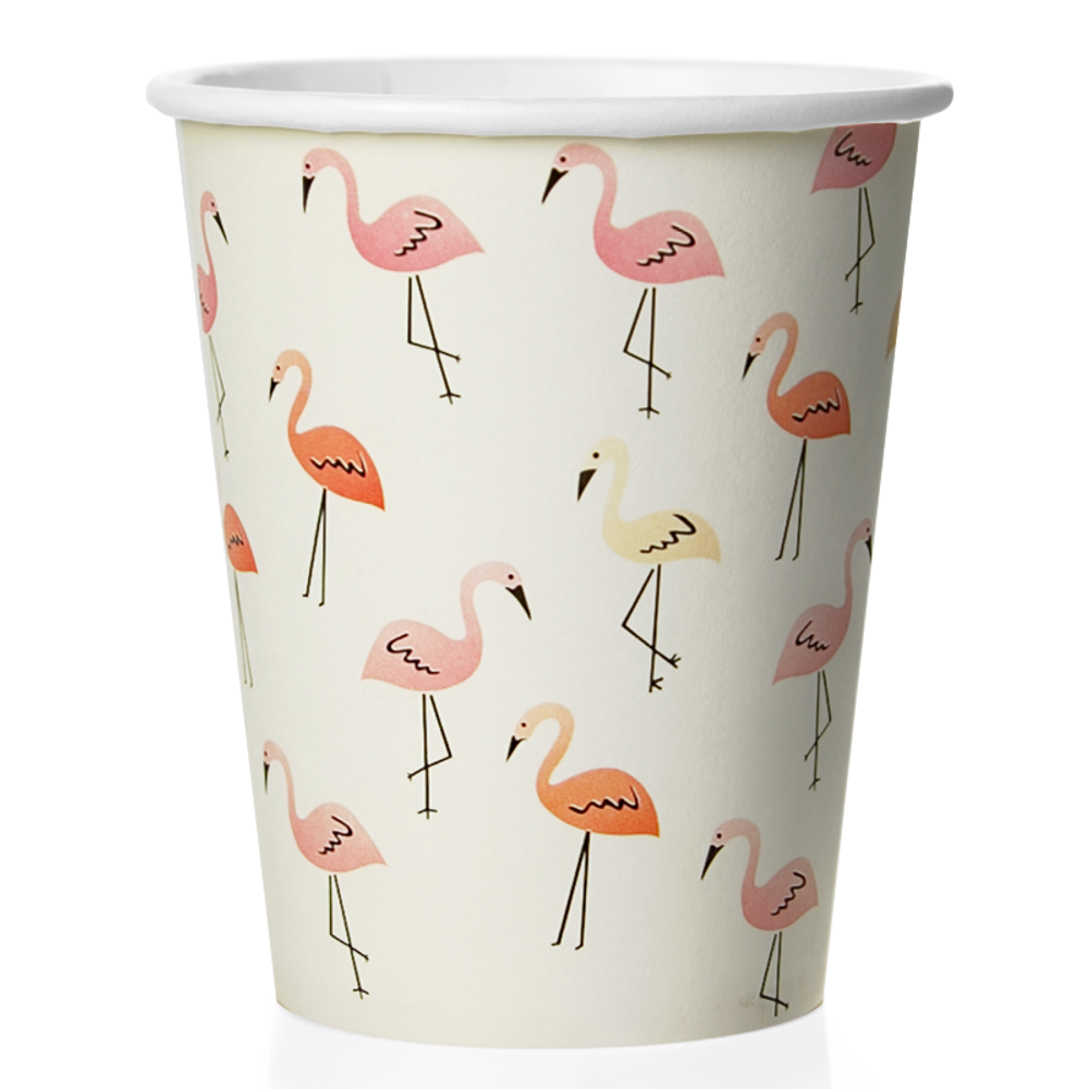 Стаканы (250 мл) Фламинго, Бел
