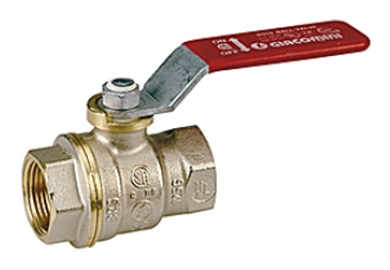 Кран шаровой Giacomini DADO R910 1/2” ВР/ВР полнопроходной ручка-рычажная