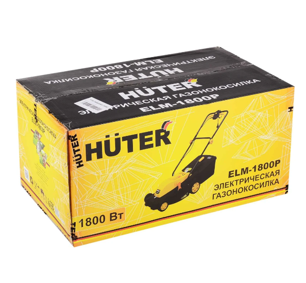 Газонокосилка электрическая ELM-1800P (пластик) Huter