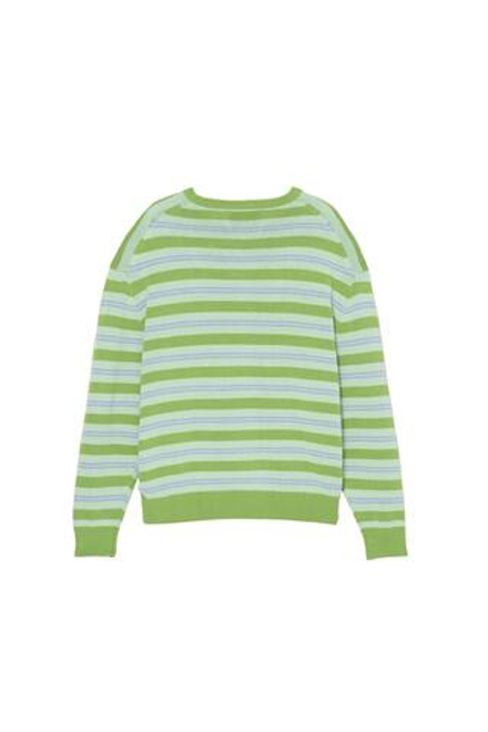 ZARA X BENITO ANTONIO СВИТЕР ИЗ СМЕСОВОГО ХЛОПКА, ЗЕЛЕНЫЙ