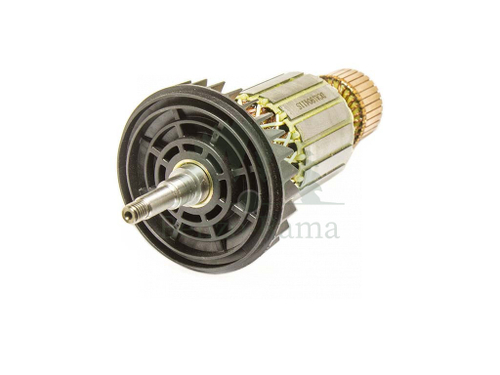 Ротор (якорь) для УШМ Makita GA7020 L-202 mm, D-54 mm, резьба М8 шаг 1,25 mm