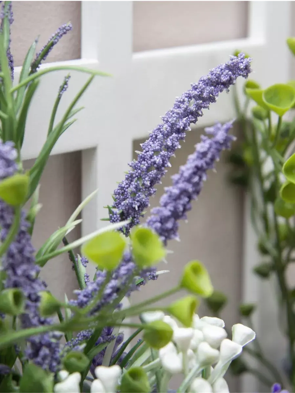 Панно на стену для интерьера "Окно с цветами"