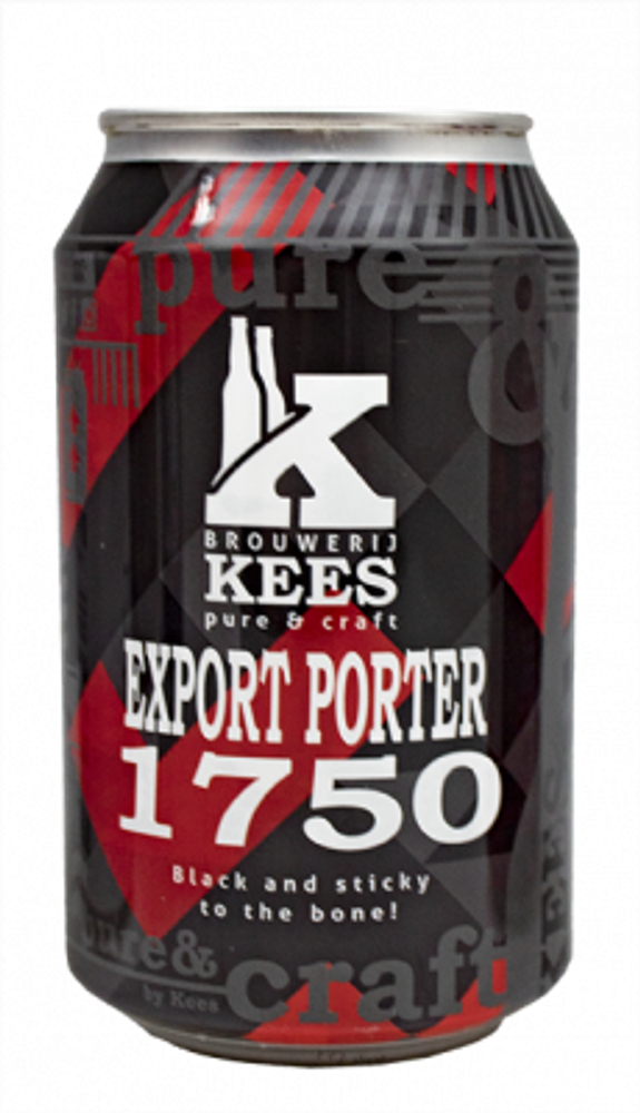Пиво Кис Экспорт Портер 1750 / Kees Export Porter 1750 0.33 - банка