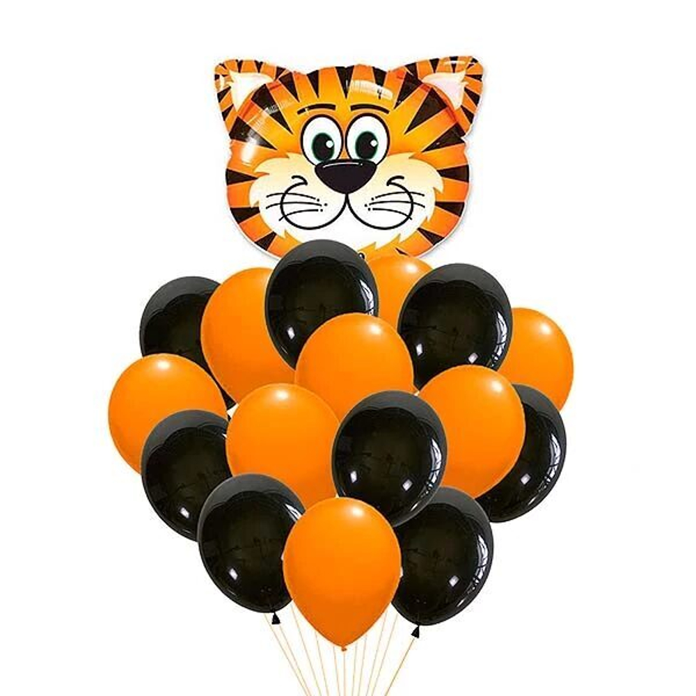Композиция из воздушных шаров "Тигр"