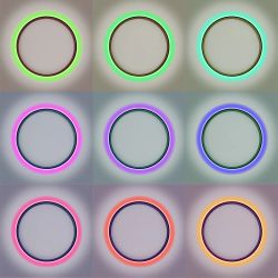 Citilux ETALON CL750321R LED RGB Светильник с пультом Чёрный+Золото