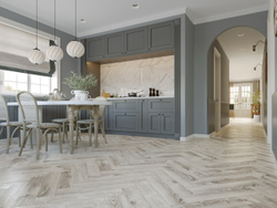 Ламинат SPC CronaFloor Herringbone Дуб Страсбург