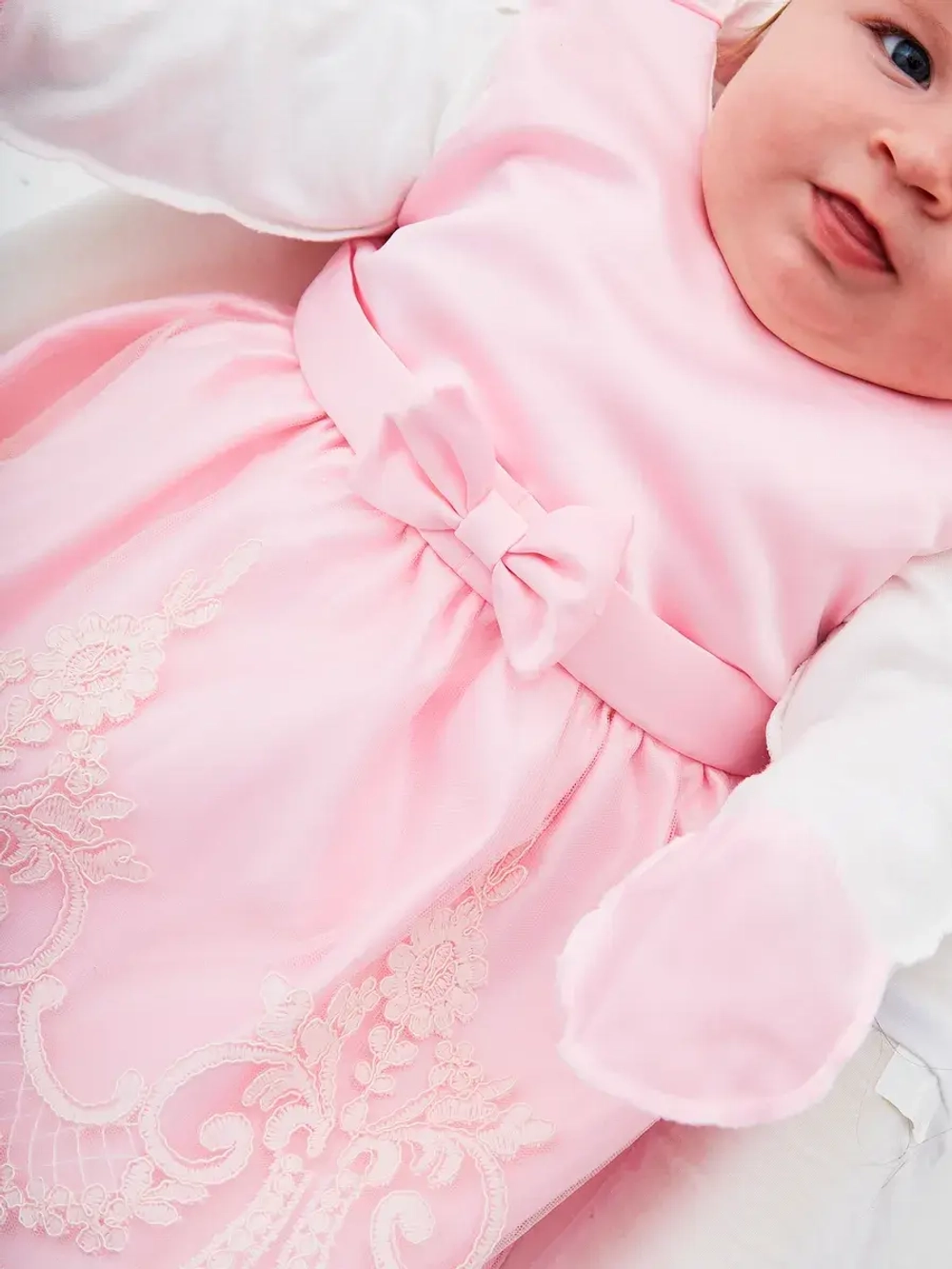 платье для новорожденной на выписку