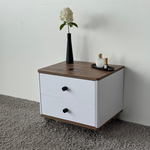 Тумба прикроватная подвесная ROYAL 5302 эко (Дуб Веллингтон-р.черная)