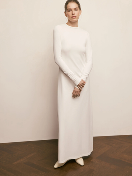 Платье «Pure Elegance» молочный