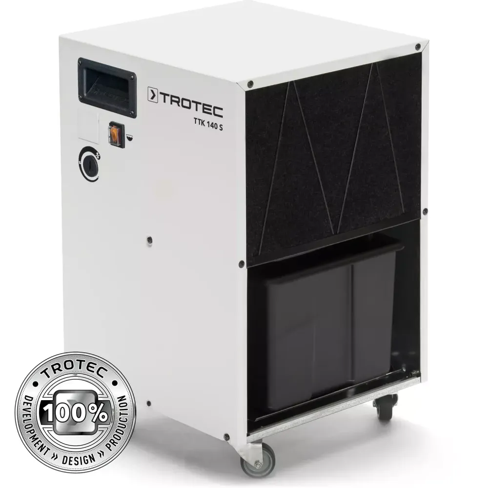 Осушитель воздуха TROTEC TTK 140 S - [до 40 л. за сутки / для S≈140 м²]