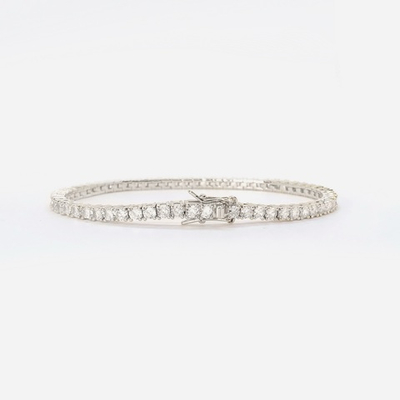 Тениссный браслет Silver