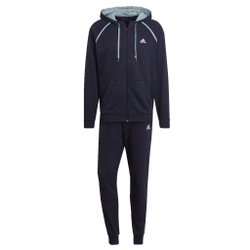 Мужские теннисные Костюмы adidas Cotton Pip Tracksuit Men - Dark Blue