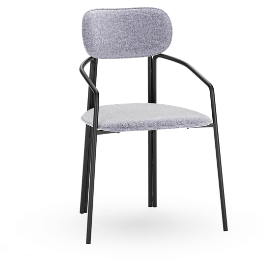 Стул Ror, Round, серая рогожка