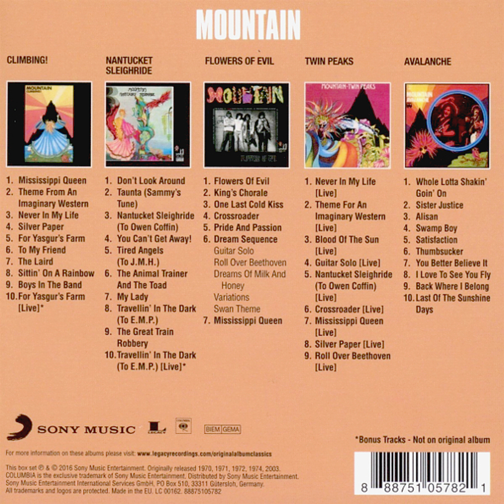 Mountain / Original Album Classics (5CD)