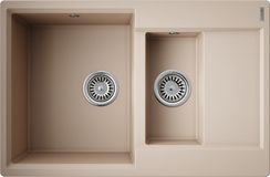 Мойка Daisen 78-2T-SA Tetogranit/бежевый(арт.4993536)