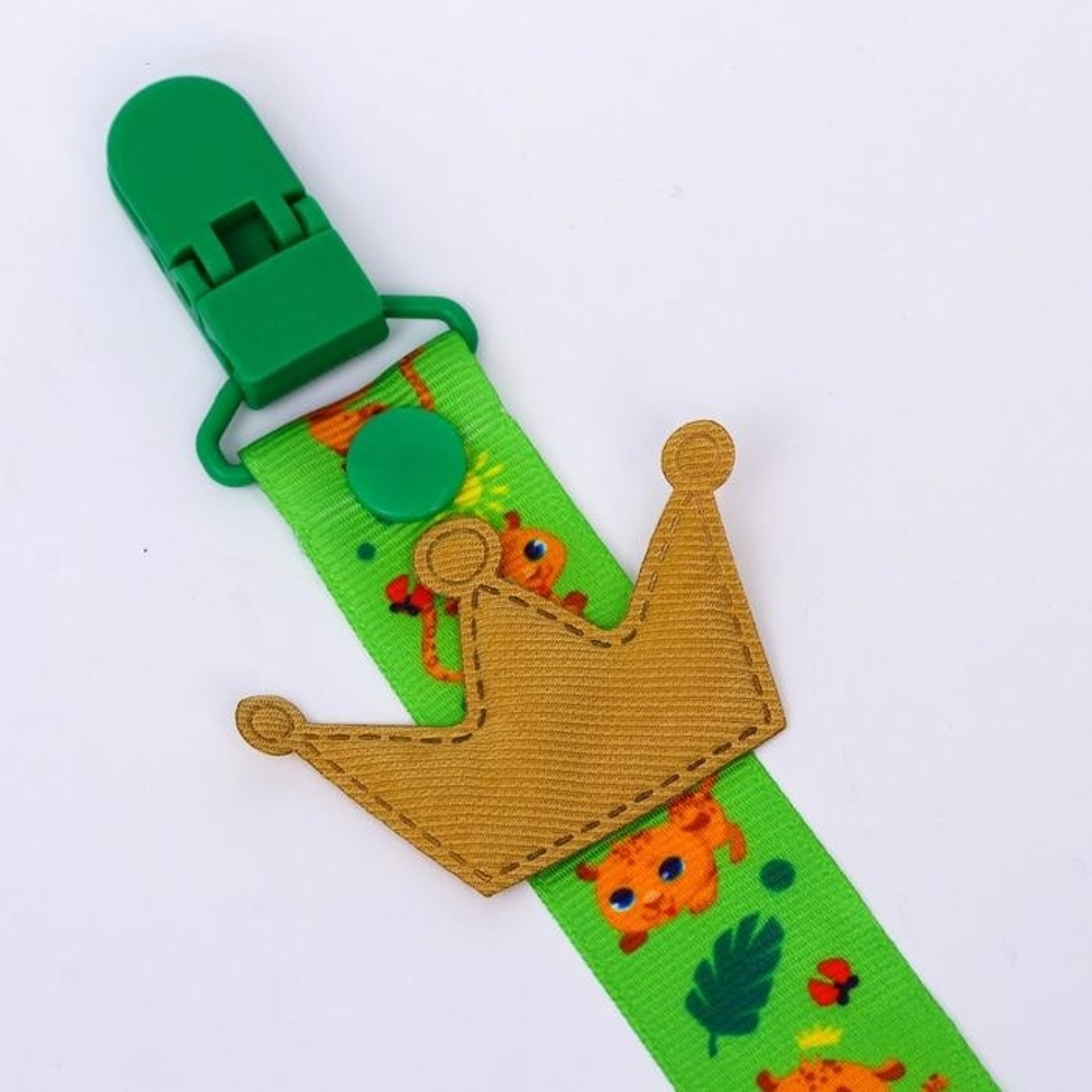 4733702 Держатель для пустышки «ТРЕНД. Леопард», на ленте