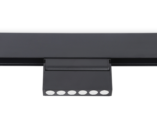 Светильник светодиодный поворотный для шинопровода Magnetic  GL4040 BK черный IP20 6W 4200K 48V 24° 115*22*105