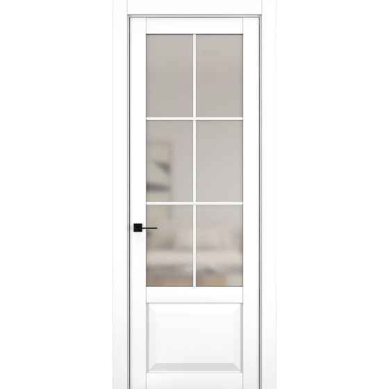 Цена на Межкомнатная дверь керамик NC 6 снежный остеклённая Купить Межкомнатная дверь керамик NC 6 снежный остеклённая