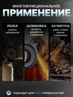 Болгарка 125 с регулировкой оборотов 9558HN