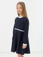 Платье для девочки в школу AT1017 синий