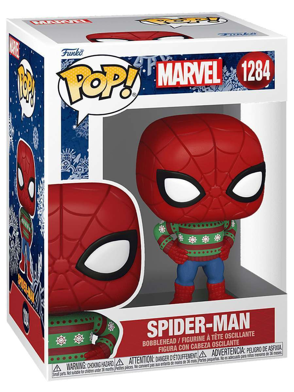 Фигурка Funko POP! Bobble Marvel Holiday Spider-Man in Sweater (1284) 72190