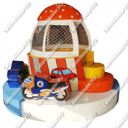 Электрическая карусель детская 4KIDS "Гонки на мотоциклах"