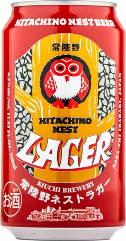 Пиво Хитачино Нест Лагер / Hitachino Nest Lager 0.35 - банка