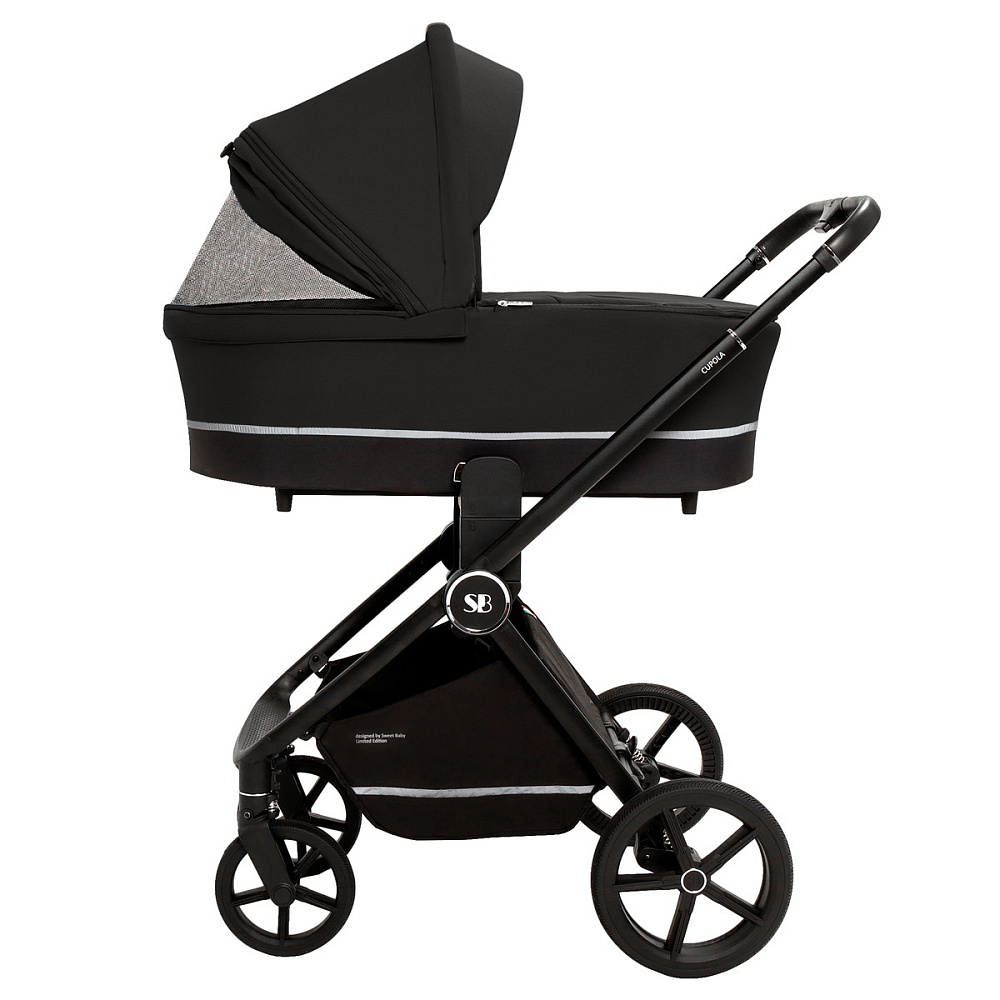 Коляска 3 в 1 Sweet Baby Cupola New + автокресло Premier Grey Moon Black