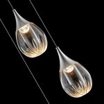 Подвесной светильник MD24001004-3A chrome/clear