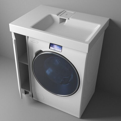 Эстет Riga Luxe Тумба с раковиной 80 см левая