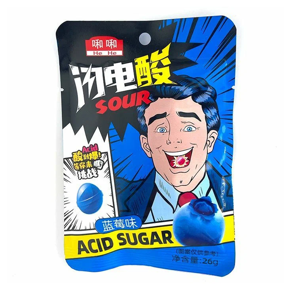 Кислые леденцы "He He ACID SUGAR SOUR"