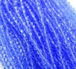 ББ017НН3 Хрустальные бусины "биконус", цвет: св-голубой прозрачный, размер 3 мм, кол-во: 95-100 шт.