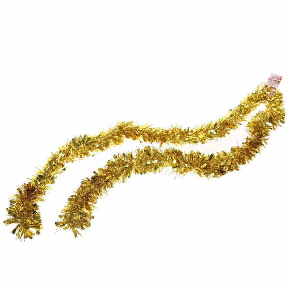 Мишура 2 м 9 см «Праздничное настроение», Золото