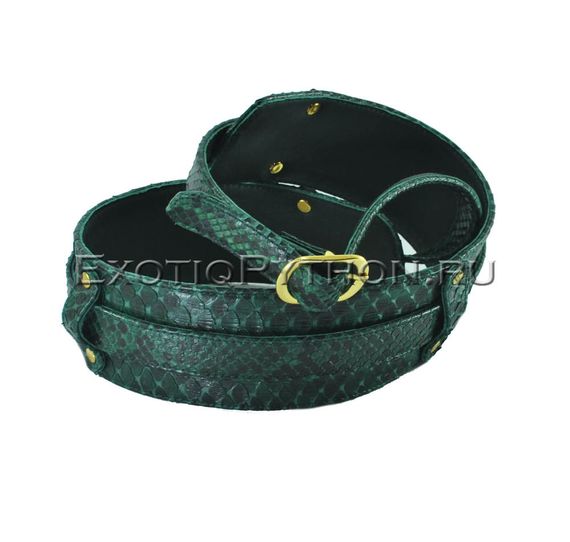 Ремень на пояс из кожи питона AC-45