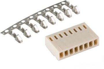 Разъём HU-08 2,54мм / 1375820-8TE / H2510-08PYC000R / DS1070-8F / L-KLS1-2.54-08-H