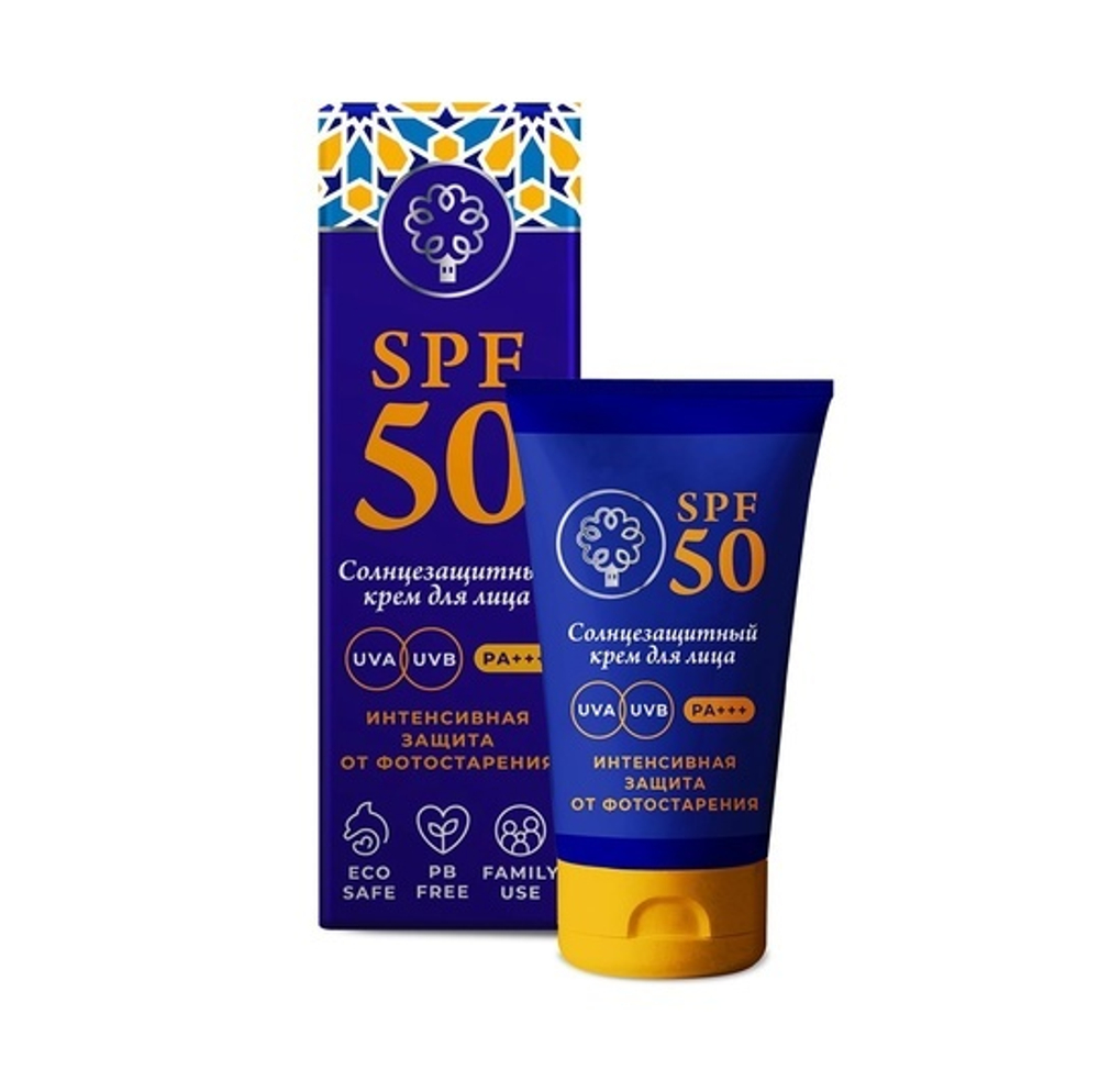 Крем для лица SPF 50 Интенсивная защита, ТМ ДОМ ПРИРОДЫ