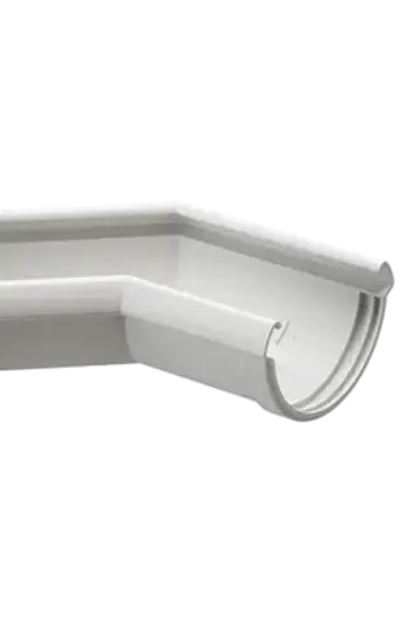 Угловой элемент желоба 135гр. Docke LUX Пломбир