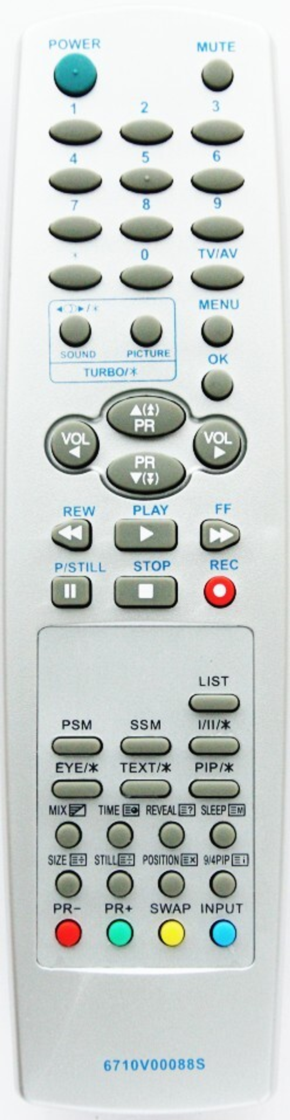 Пульт ДУ для телевизоров LG 6710V00088S