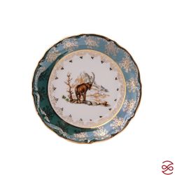 Набор тарелок Repast Охота зеленая Мария-тереза 19 см (6 шт)